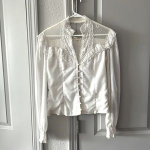 Gunne Sax Victorian Style Blouse